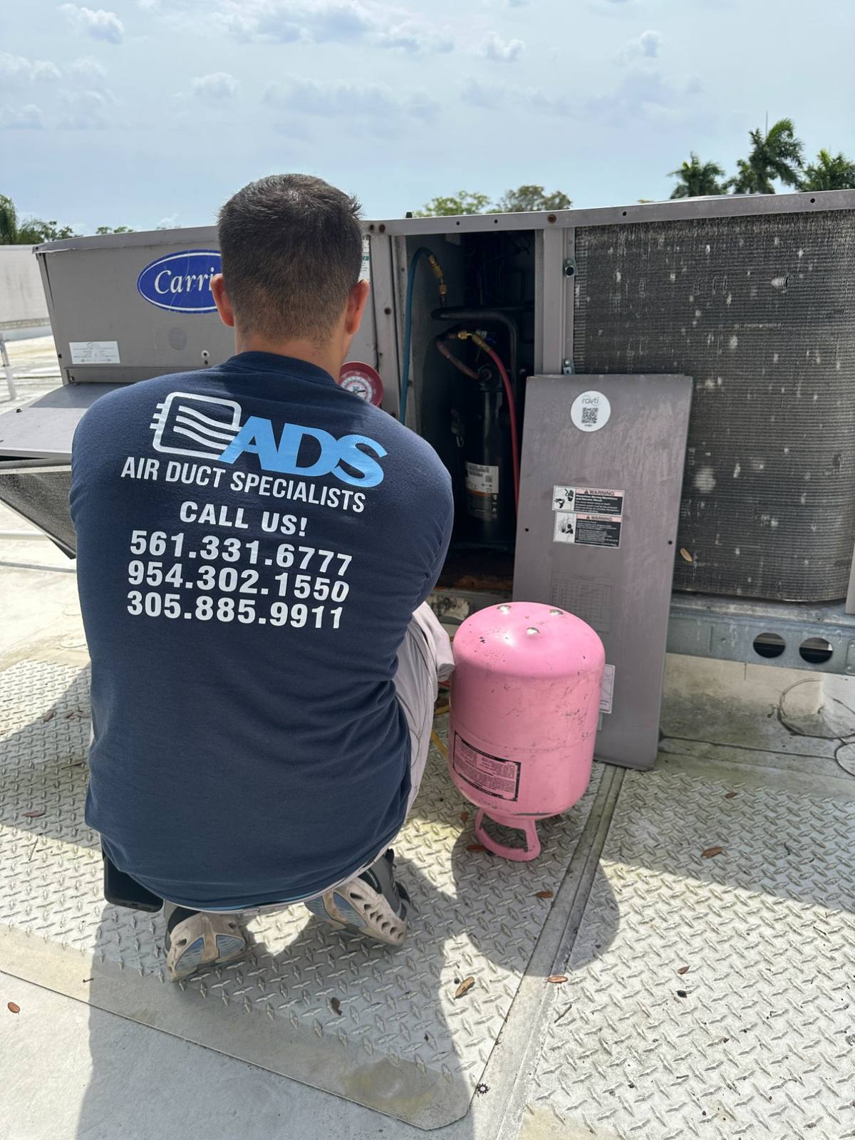 Air Duct Specialists LLC Carrier AC installation and service South Florida