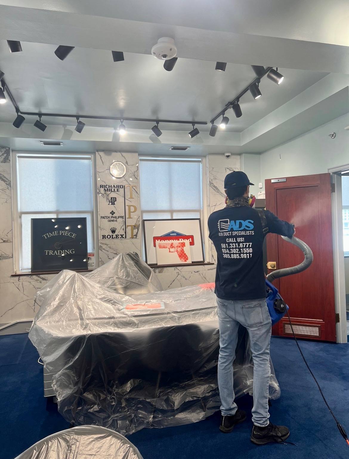 Air Duct Specialists LLC air sanitation service at luxury commercial facility Fort Lauderdale Miami FL