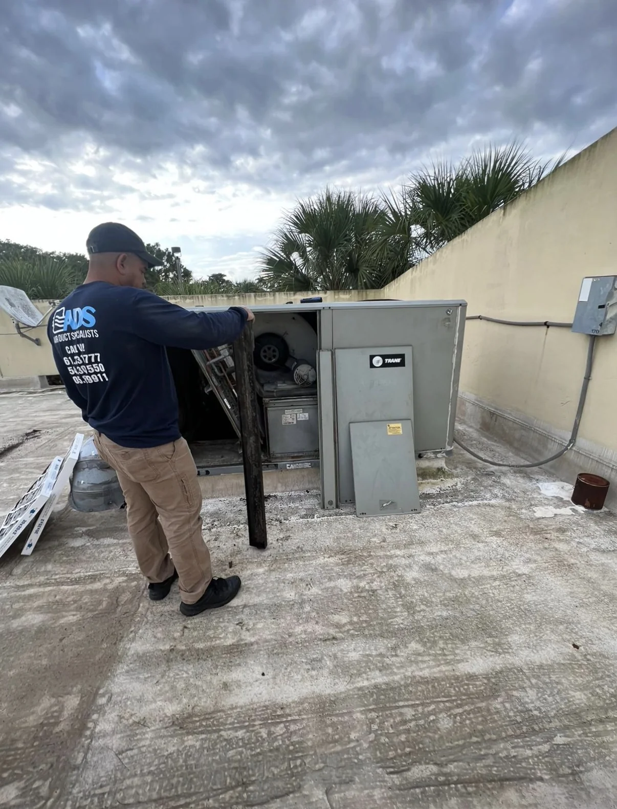 Commercial AC repair service rooftop Miami FL — Air Duct Specialists LLC