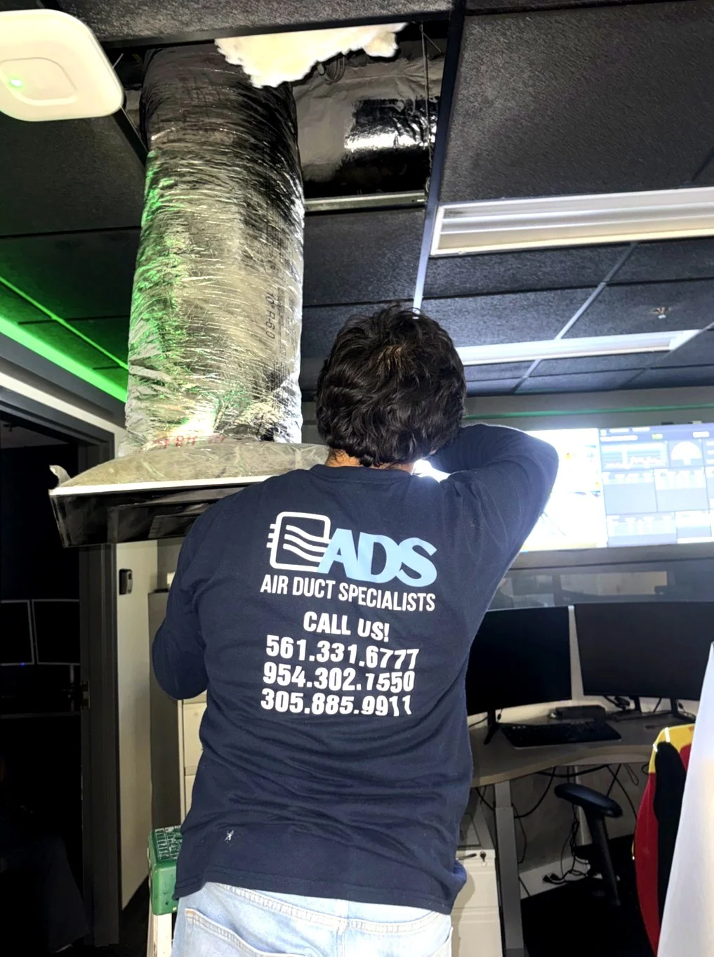 Commercial air duct cleaning DHL Express MIA Airport Miami FL — Air Duct Specialists LLC